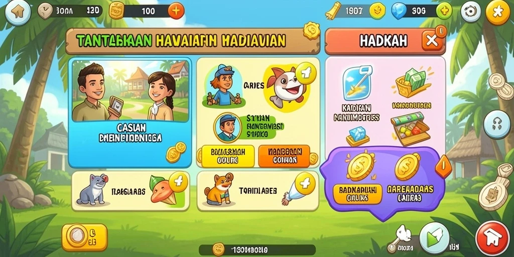 Tampilan antarmuka yang menarik dan user-friendly.