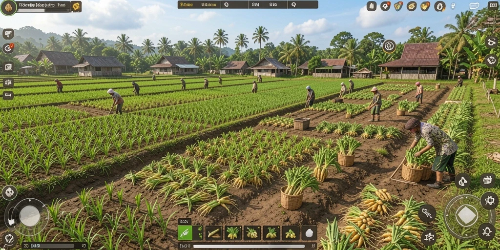 Screenshot menunjukkan karakter utama beraksi dalam level menantang.