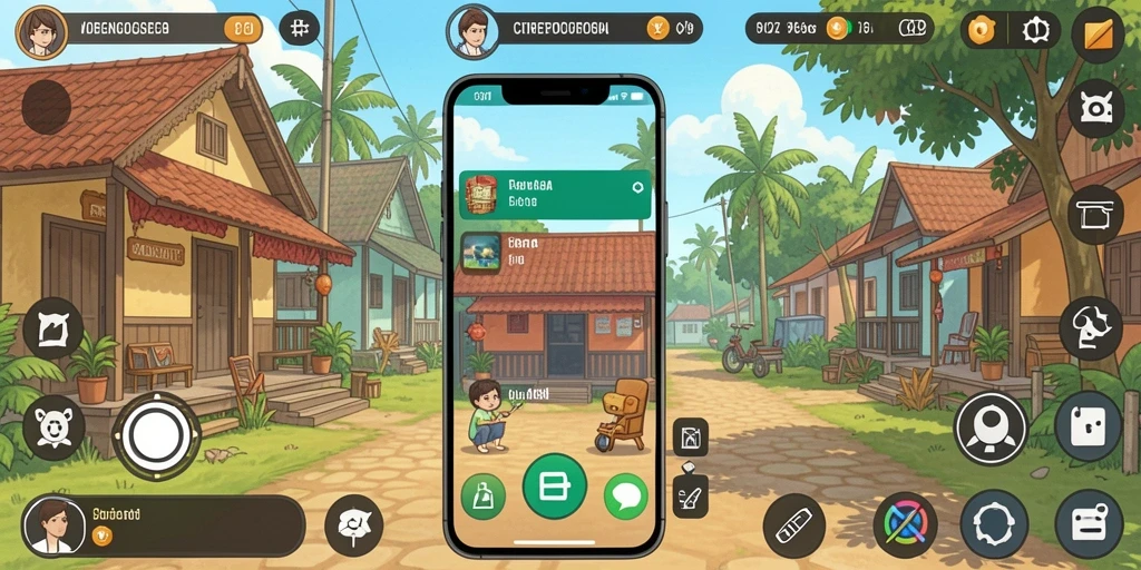 Tampilan menu utama yang menarik dan mudah dinavigasi.
