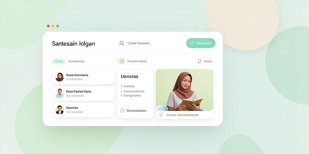 Tampilan antarmuka yang menawan dan mudah dinavigasi.