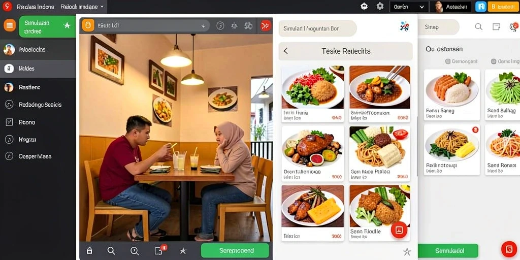 Tampilan antarmuka yang ramah pengguna.