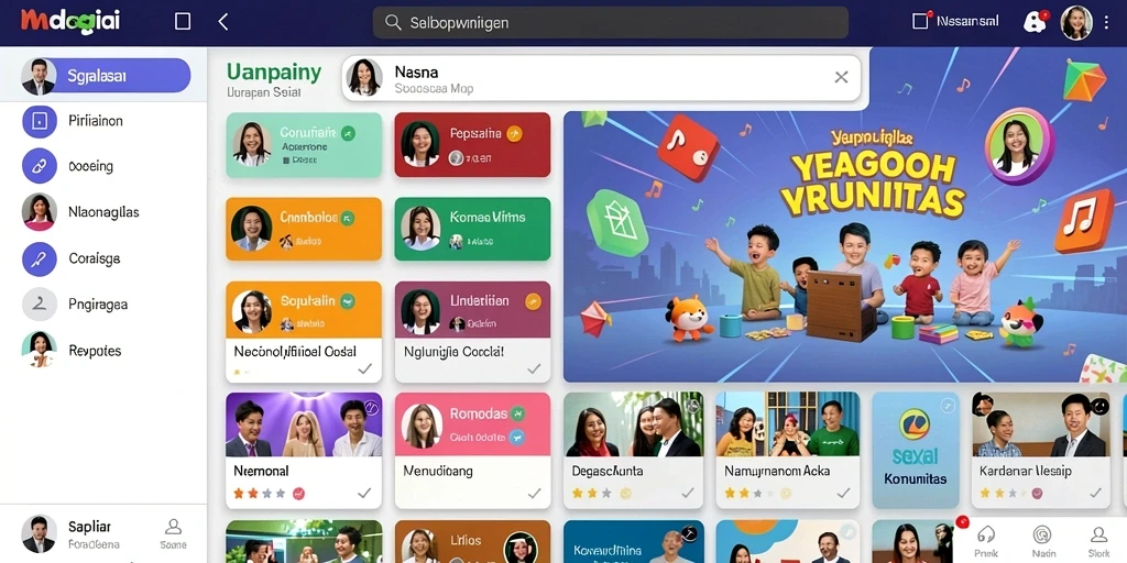 Tampilan antarmuka yang menarik dan user-friendly.